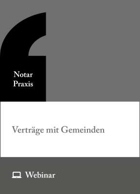 Online-Seminar: Verträge mit Gemeinden (22.09.2027)