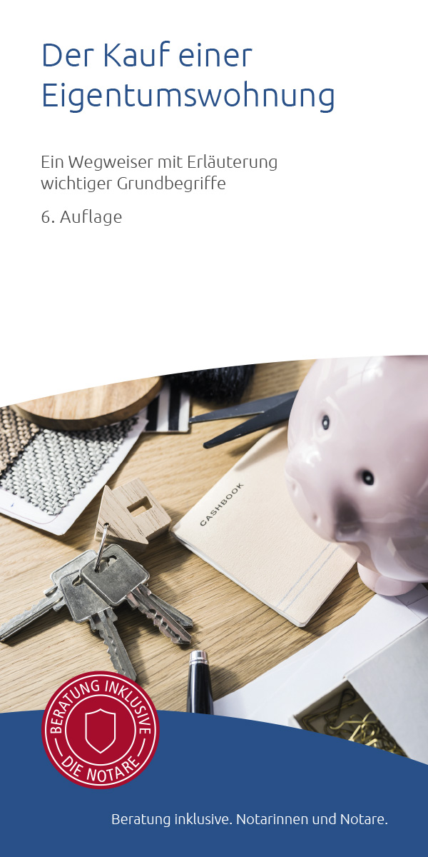 Infobroschüre "Der Kauf einer Eigentumswohnung" (50er Pack)