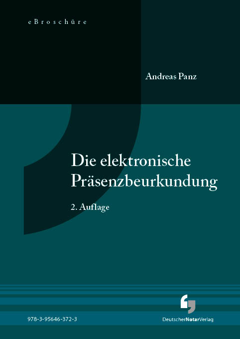Elektronische Präsenzbeurkundung - eBroschüre (PDF)